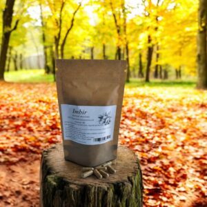 Ginger 100 caps. has a beneficial effect on digestion, relieves motion sickness