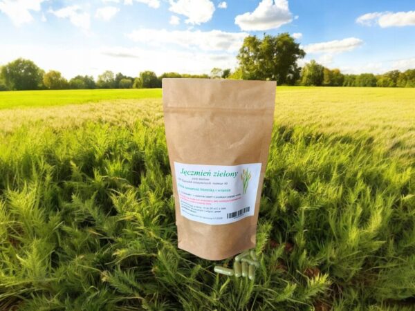 Green barley 100 caps. High fiber and vitamin content - Image 1