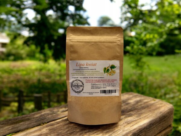 Linden flower 100 gelatin capsules SEDATIVE, ANTIPYRETIC - Image 1