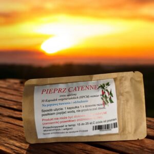 Vegan Cayenne Pepper (HPMC) 30 pcs. digestion and weight loss