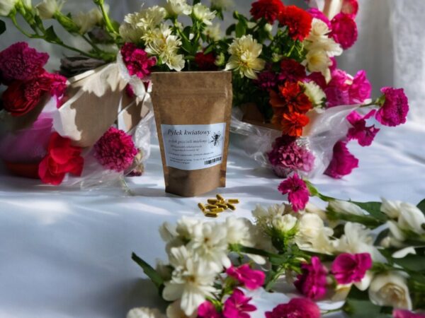 Flower pollen 100 capsules !!! fully VEGAN!! anti-allergic - Image 1