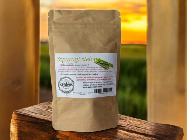 Green asparagus 100 gelatin capsules MENOPAUSE VITAMIN C, E - Image 1