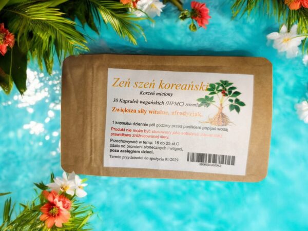 Korean ginseng in capsules 30 pcs !!!APHRODISIAC, sexual functions!!! - Image 1