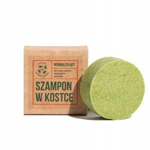 CZTERY-SZPAKI-Normalizujacy-Szampon-w-kostce-75g FOUR STARLINGS Normalizing Shampoo Bar 75g - Image 1