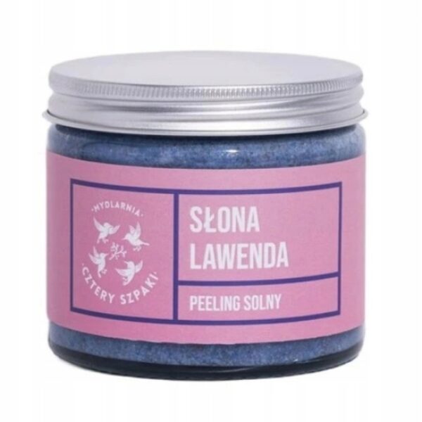 CZTERY-SZPAKI-Peeling-Slona-Lawenda-z-sola-morska-i-himalajska-250ml FOUR STARLINGS Peeling Salty Lavender with sea and Himalayan salt, 250ml - Image 1