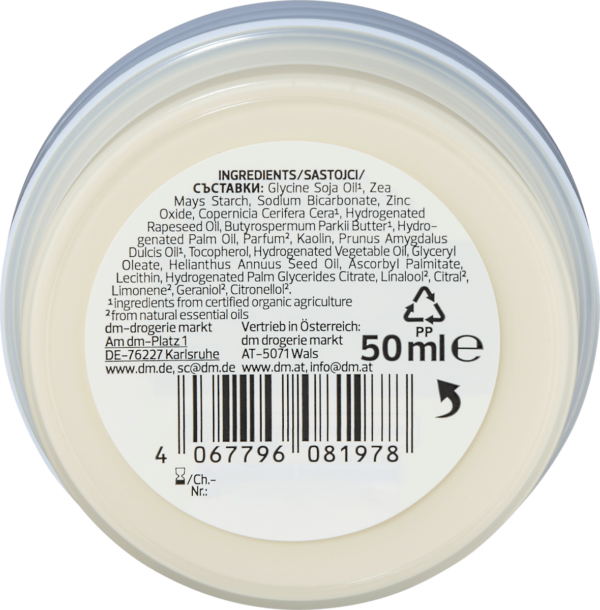 Deodorant Cream Pure & Strong, 50 ml B alverde NATURAL COSMETICS Deodorant Cream Pure & Strong, 50 ml - Image 3