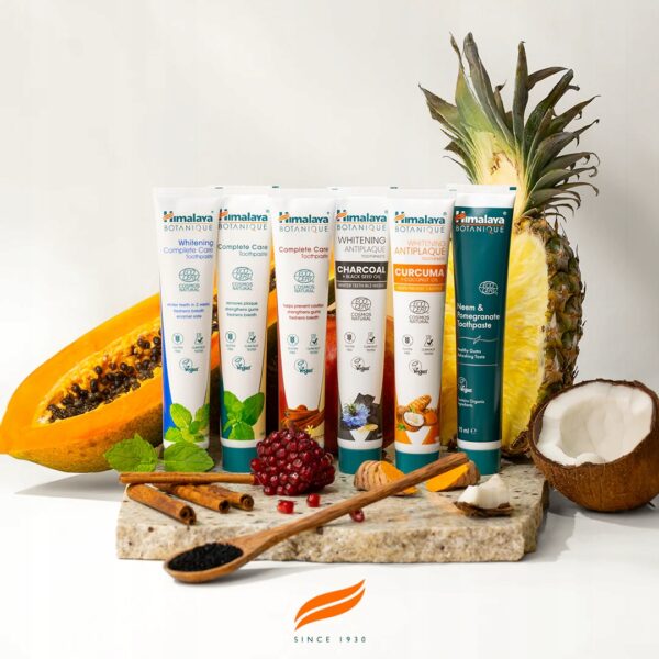 Himalaya Complete Care Mint Botanical Toothpaste Fluoride Free 75 ml - Image 4