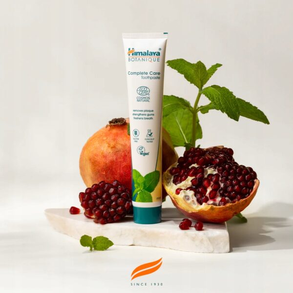 Himalaya Complete Care Mint Botanical Toothpaste Fluoride Free 75 ml - Image 3