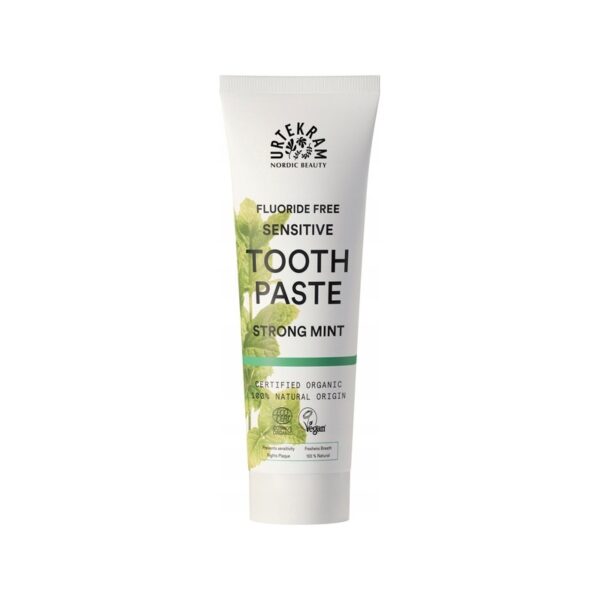 URTEKRAM BIO Sensitive Toothpaste Intensely Mint - Image 1