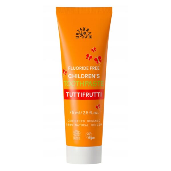 URTEKRAM ORGANIC TOOTHPASTE FOR CHILDREN TUTTIFRUTTI - 1 URTEKRAM ORGANIC TOOTHPASTE FOR CHILDREN TUTTIFRUTTI - Image 2
