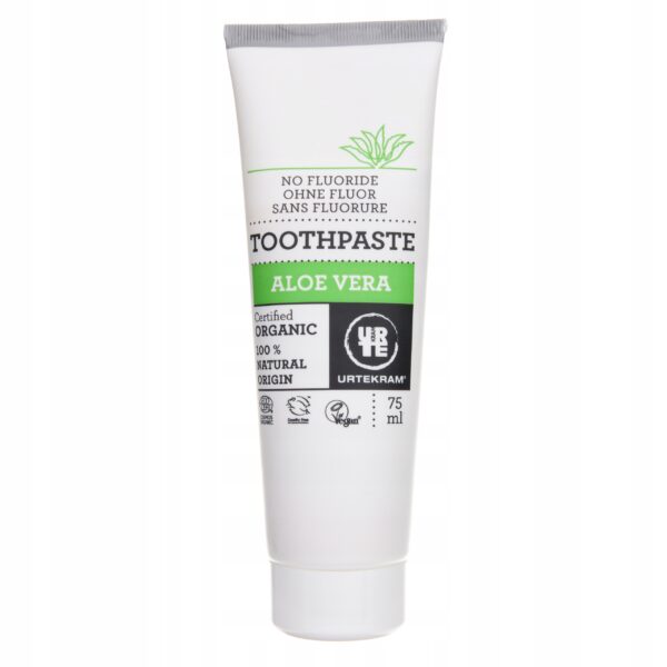 Urtekram Aloe Vera Toothpaste 100% Natural - Image 1