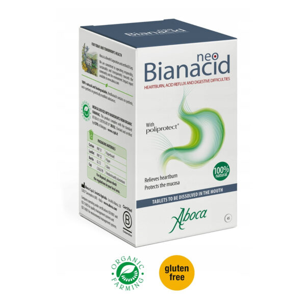 NEOBIANACID Lemon Flavor 45 Tablets – Natural Protection for Hyperacidity & Reflux - Image 1